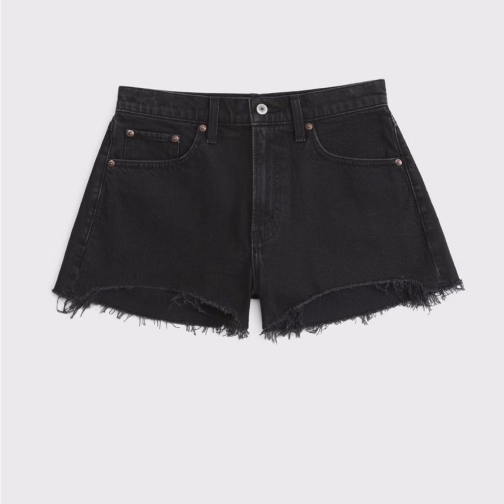 Abercrombie & Fitch Black Jean Shorts